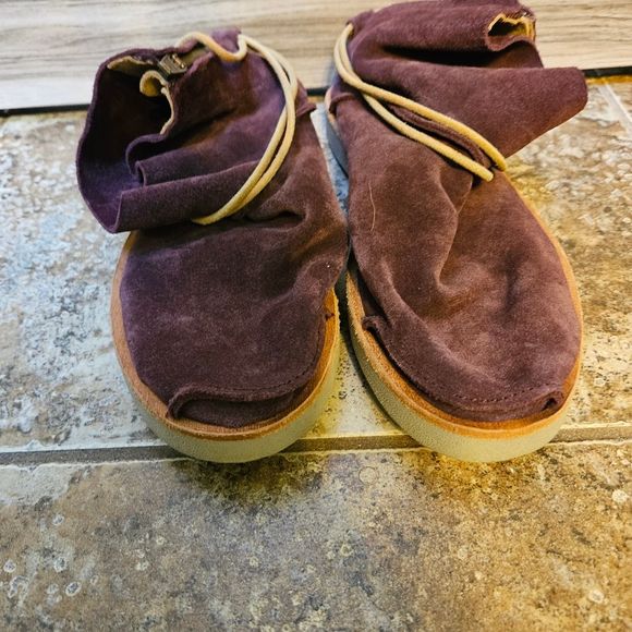 Sundance Satorisan Silverlake Suede Boots Oxblood Burgundy Red - Picture 8 of 14